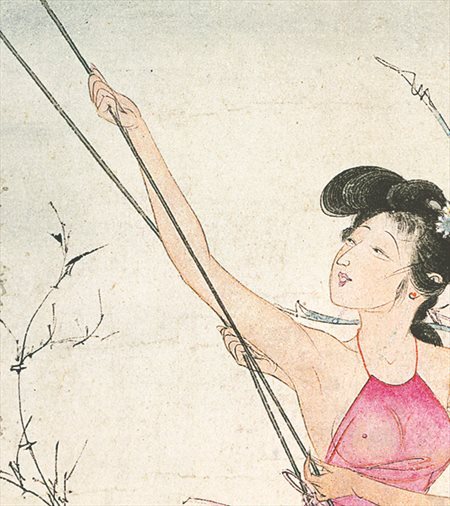 淮上-胡也佛的仕女画和最知名的金瓶梅秘戏图